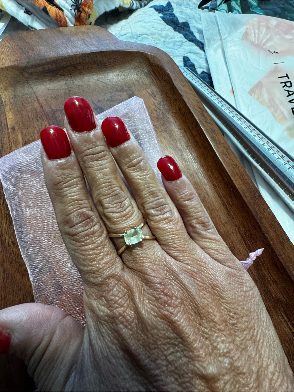 James Michelle Ocean Tide Ring Size 7